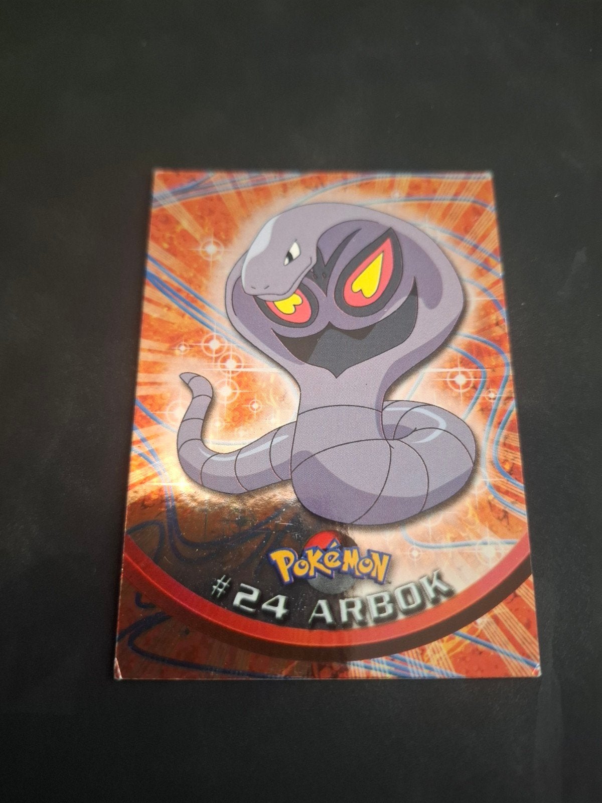 Carte de Pokémon Arbok #24 Topps TV Animation Edition, Enlèvement ou Envoi