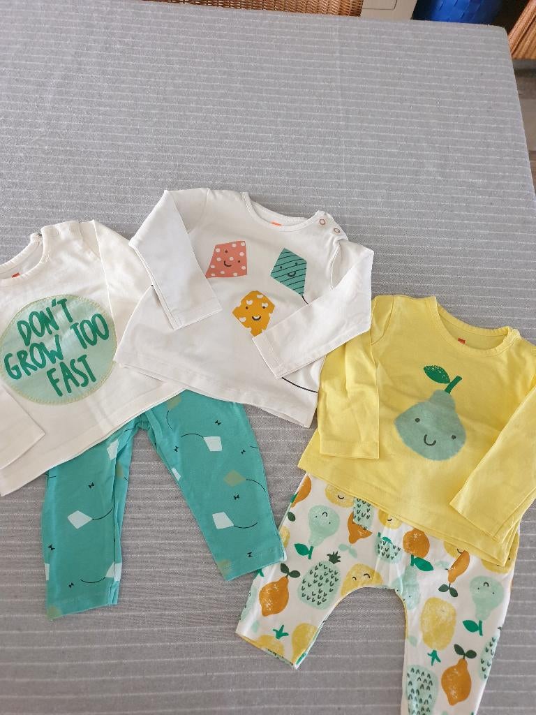 Setjes, Kinderen en Baby's, Babykleding | Maat 56, Jongetje of Meisje, Ophalen of Verzenden, Zo goed als nieuw, Setje