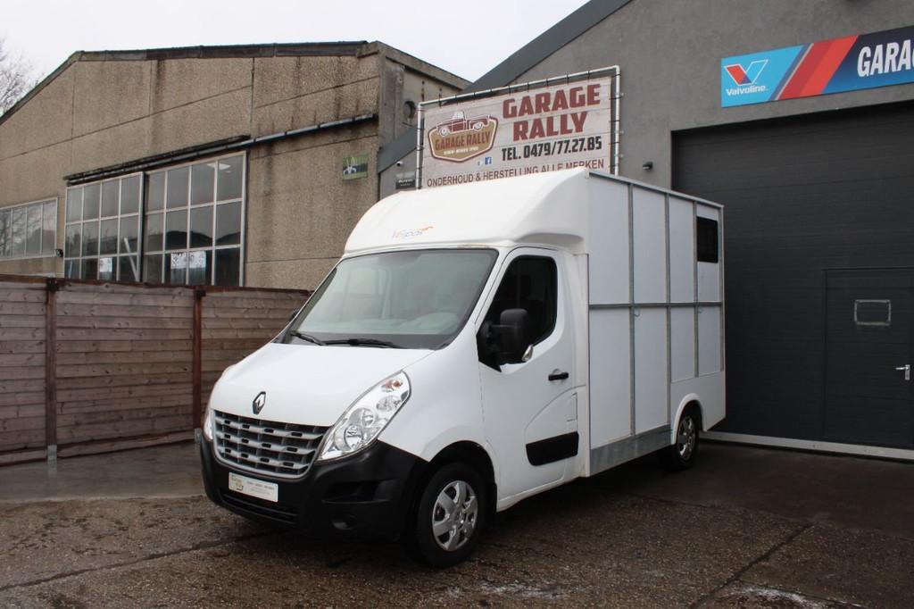 Renault Master Paardencamionette rijbewijs B 21500 excl btw, Auto's, Bestelwagens en Lichte vracht, Euro 5, Stof, Gebruikt, Renault