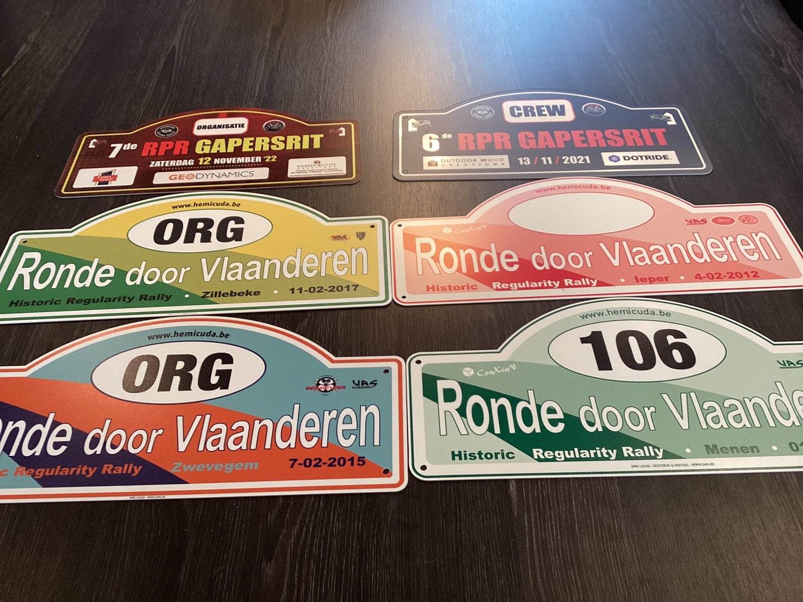 6 plaatsen van oldtimer ritten, Enlèvement ou Envoi, Neuf, Voitures