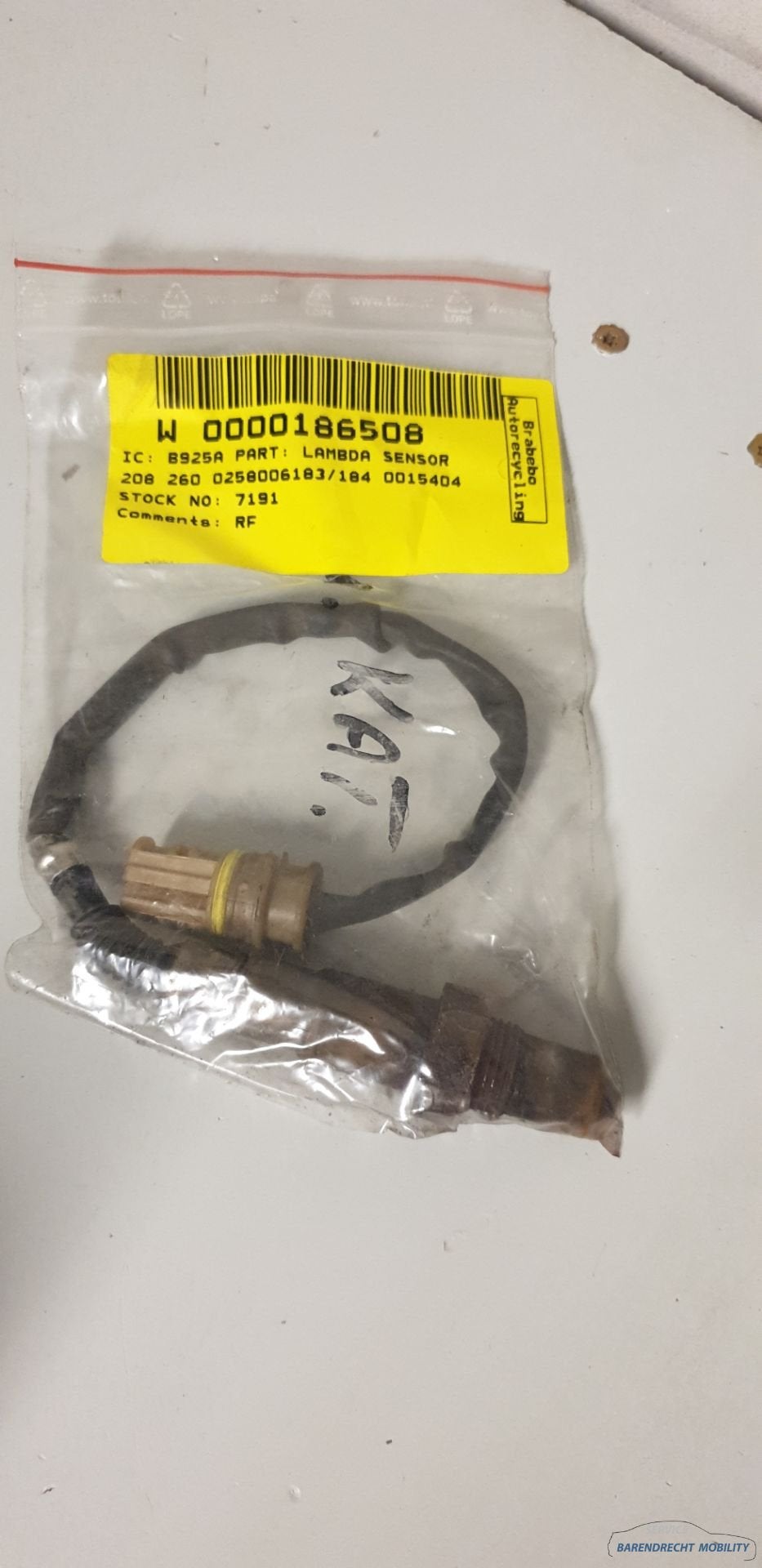 Sonde lambda Mercedes CLK W209 sonde lambda 3.2L 320 V6 18V, Mercedes-Benz AG, Mercedes-Benz, Utilisé, Mercedesstrasse 120
70372  Stuttgart, DE