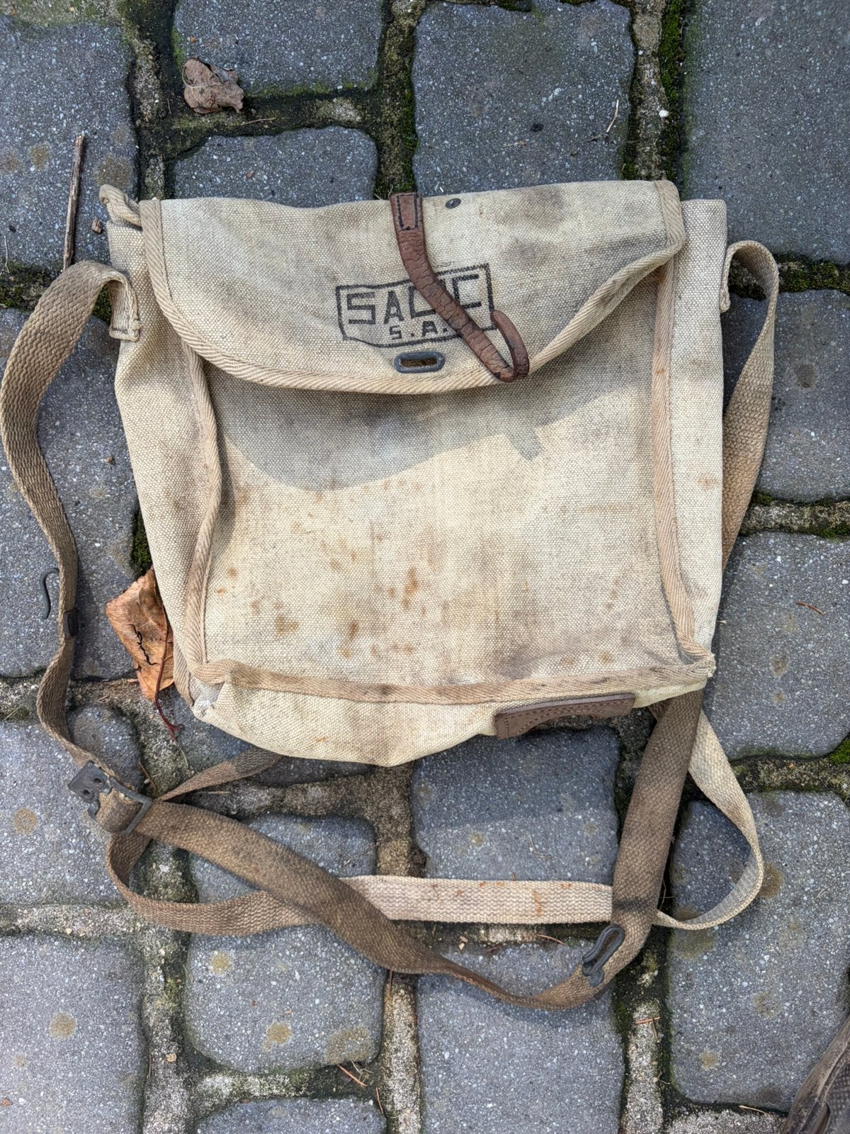 Sac pour masque à gaz ABBL, Collections, Enlèvement ou Envoi, Armée de terre, Autres types