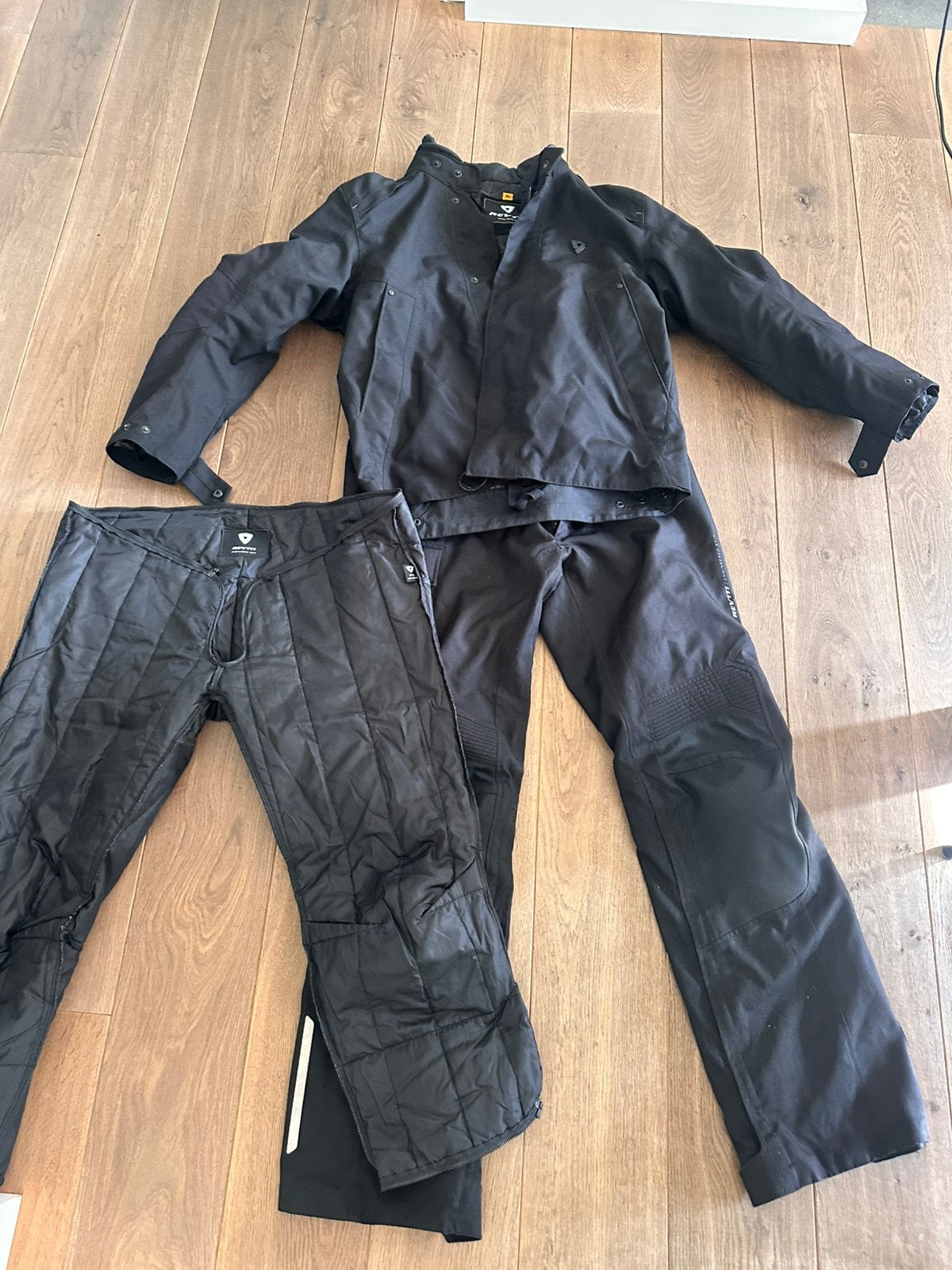 Volledig motorpak met bescherming aan ellebogen, knieën etc., Motoren, Ophalen of Verzenden, Tweedehands, Heren, Combipak