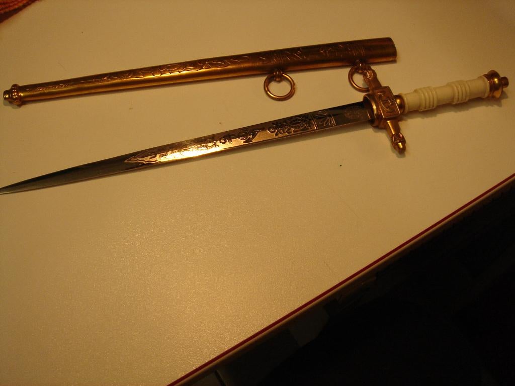 DAGUE DE LA MARINE DES PAYS BAS MODELE 1888 SUPERBE, Enlèvement ou Envoi, Marine, Couteau ou Poignard