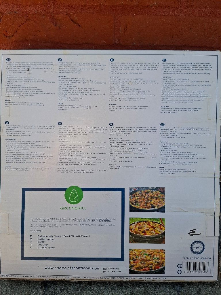 Cadac paella pan, Ophalen, Nieuw