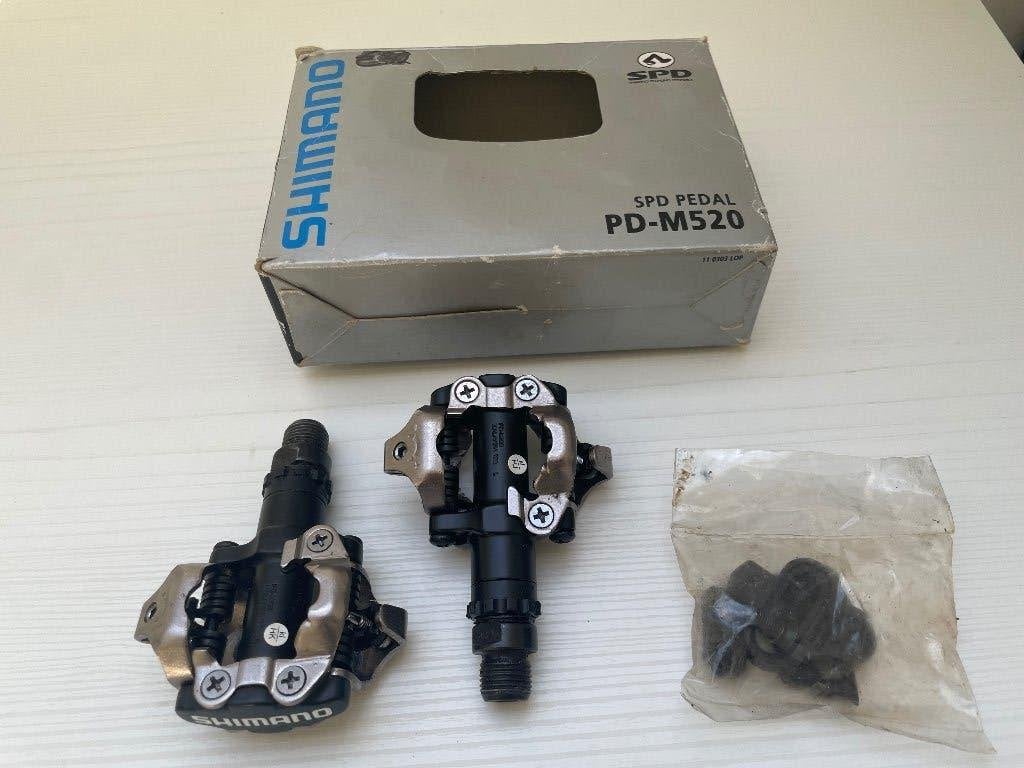 Shimano pedalen PD-M520 NIEUW, Ophalen of Verzenden, Nieuw