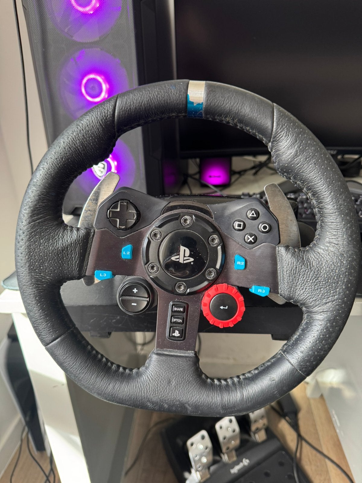 Logitech g29 met shifter, Consoles de jeu & Jeux vidéo, Consoles de jeu | Sony Consoles | Accessoires, Enlèvement, Utilisé, Volant ou Pédales