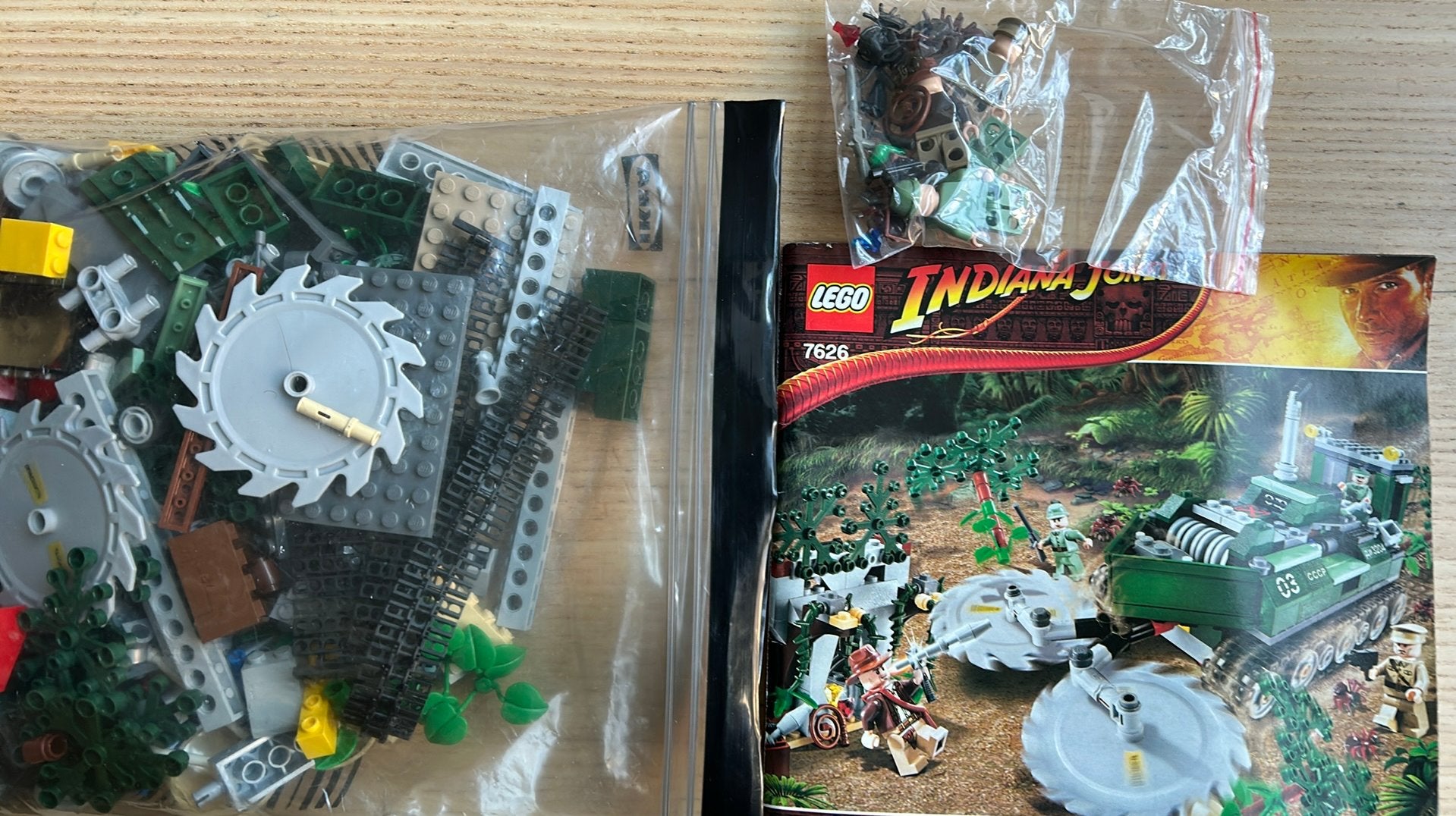 Lego Indiana Jones 7626, compleet, Lego, Ophalen of Verzenden, Zo goed als nieuw, Compleet
