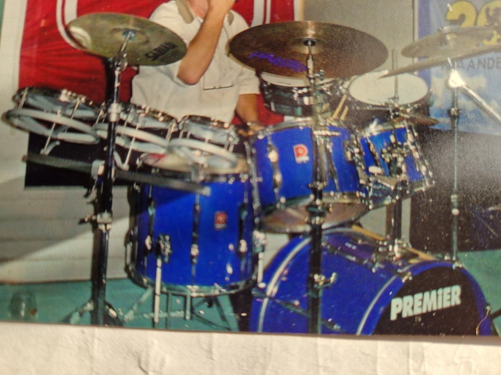 Compleet Drumstel Premier  zie omschrijving, Muziek en Instrumenten, Drumstellen en Slagwerk, Ophalen, Premier