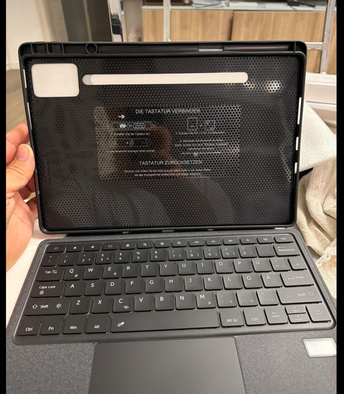 Lenovo idea tab pro keyboard case., Computers en Software, Tablet-hoezen, Ophalen of Verzenden, Zo goed als nieuw, Lenovo idea tab pro