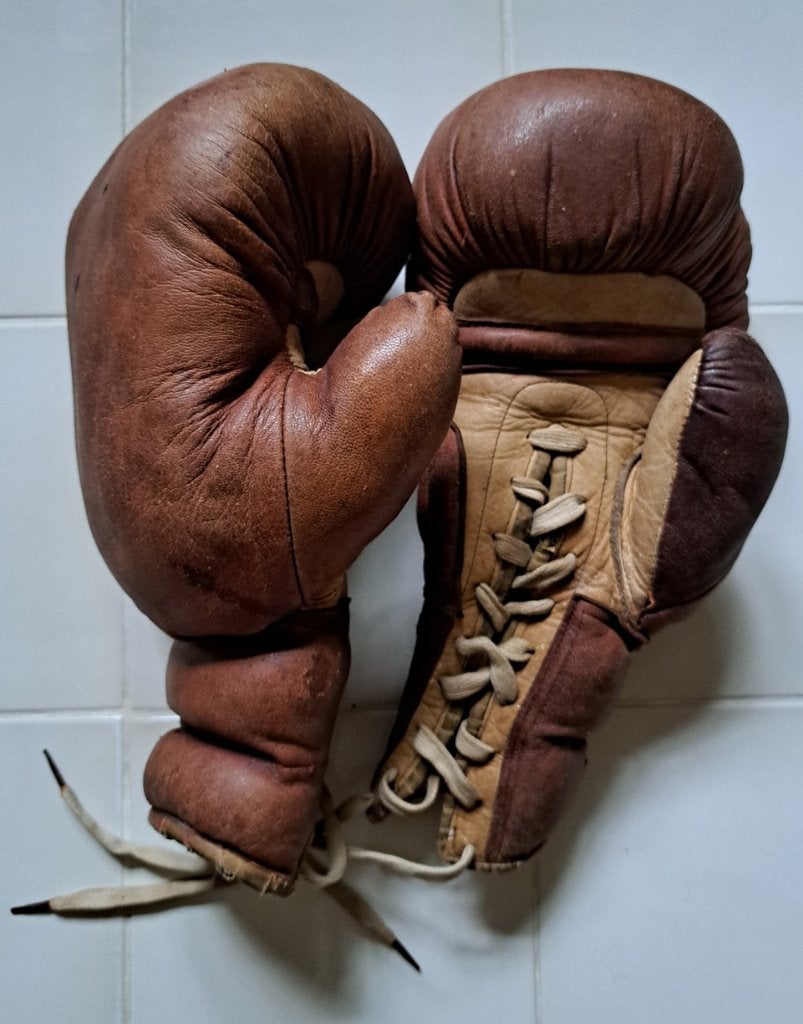 Boks handschoenen, Ophalen, Gebruikt, Bokshandschoenen