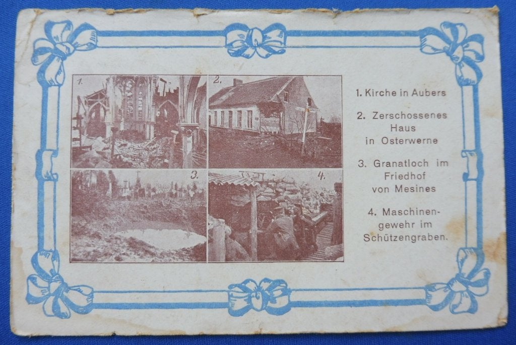 WO1 Duitse veldpost/feldpost Frontlocaties West-Vlaanderen, Verzenden, Landmacht, Overige typen