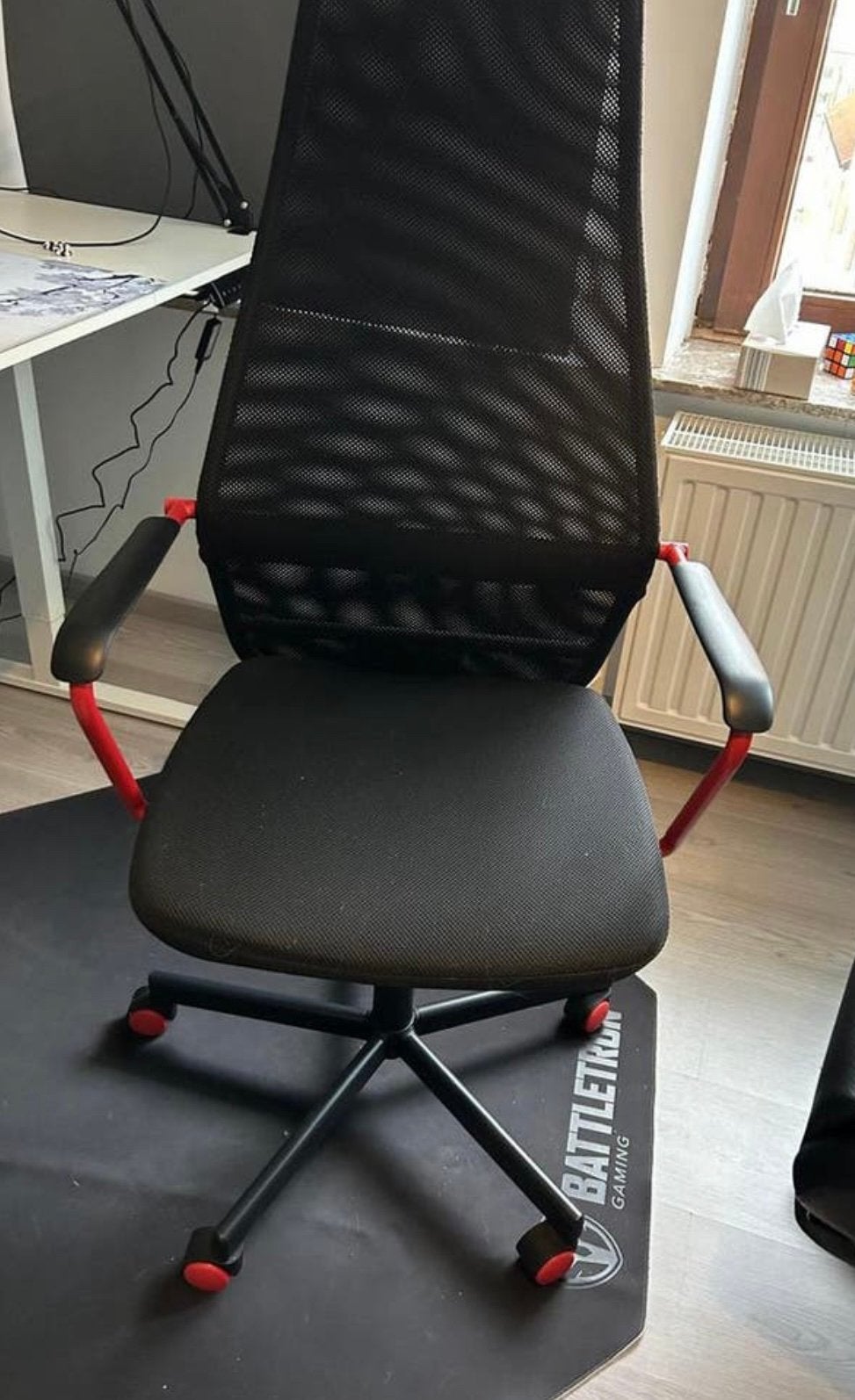 Chaise de bureau gaming Ikea Uvudspelare, Maison & Meubles, Enlèvement, Comme neuf, Noir, Chaise de bureau