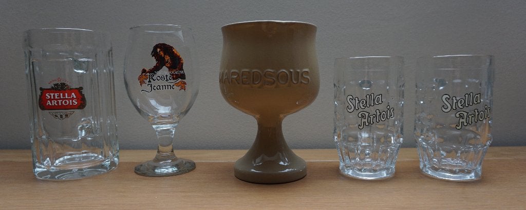 Set de verres à bière (22), Collections, Enlèvement, Neuf, Verre à bière