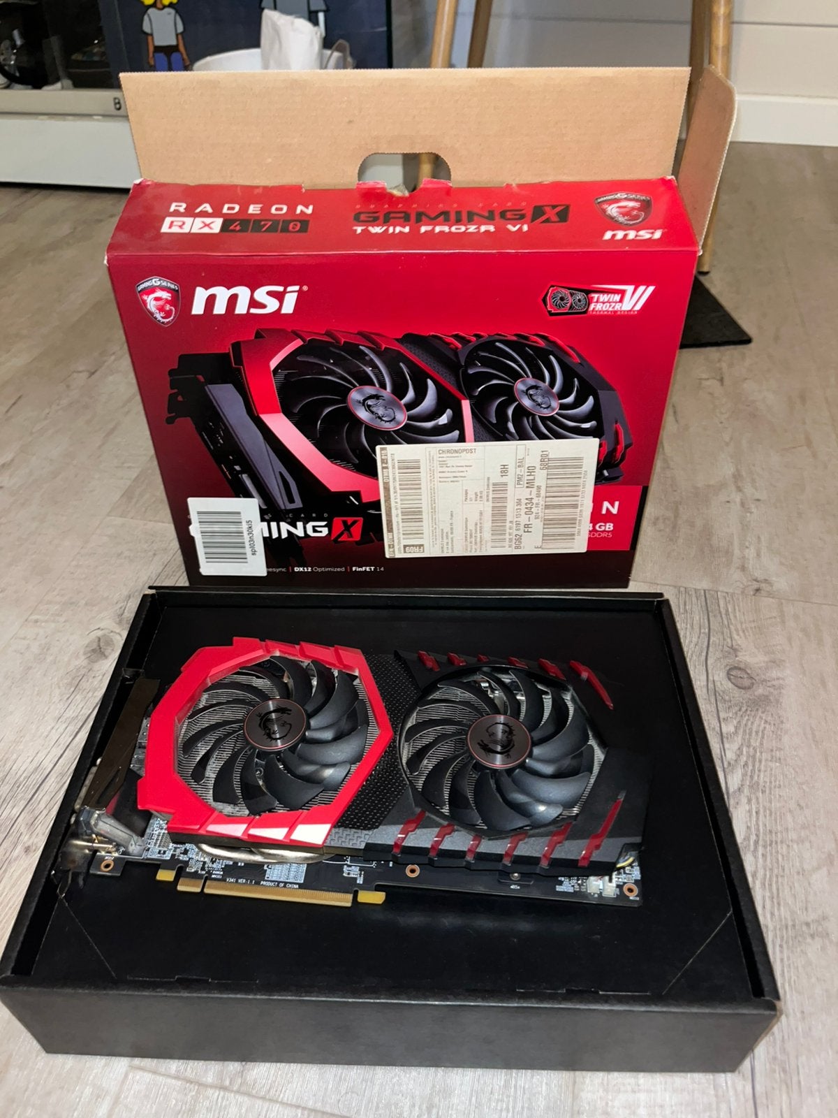 Msi radeon rx470 4gb gddr5, Ophalen, Zo goed als nieuw, GDDR5