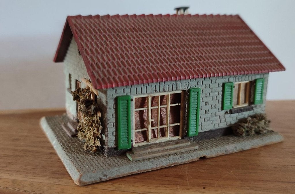 8 modelbouw-huisjes, jaren '60 '70, Ophalen of Verzenden