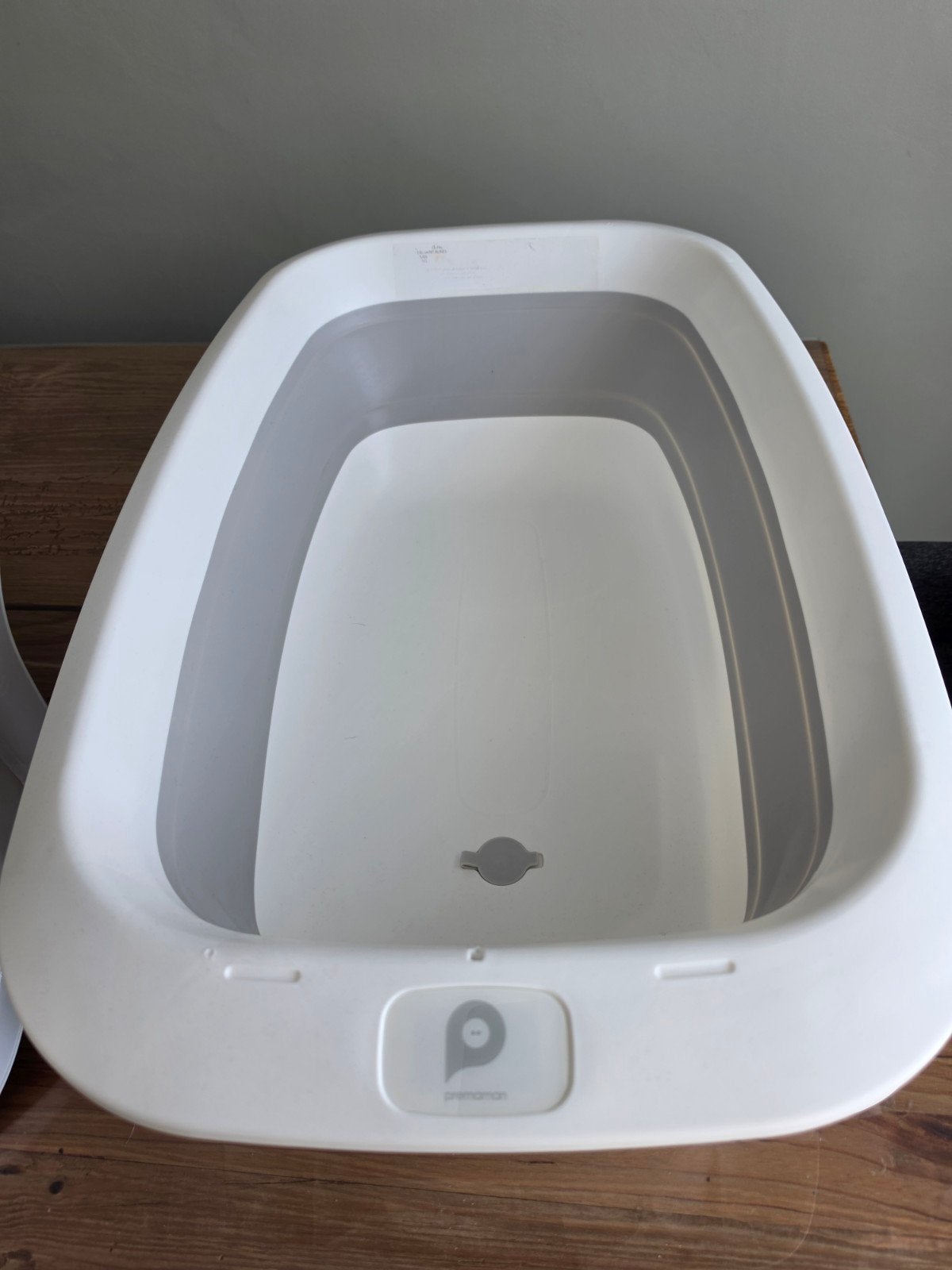 Baignoire pliable bébé Prémaman + Transat de bain, Enlèvement