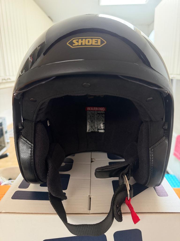 Shoei J-O Jet Helm Black XL, Motoren, Heren, Ophalen of Verzenden, Nieuw zonder kaartje, Shoei