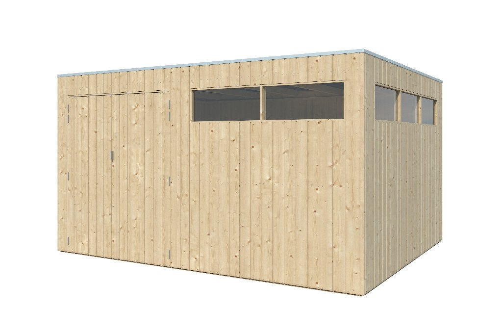 Tuinhuis QBV 400x324cm NIEUW !, Ophalen of Verzenden, Nieuw, Hout, Overige typen