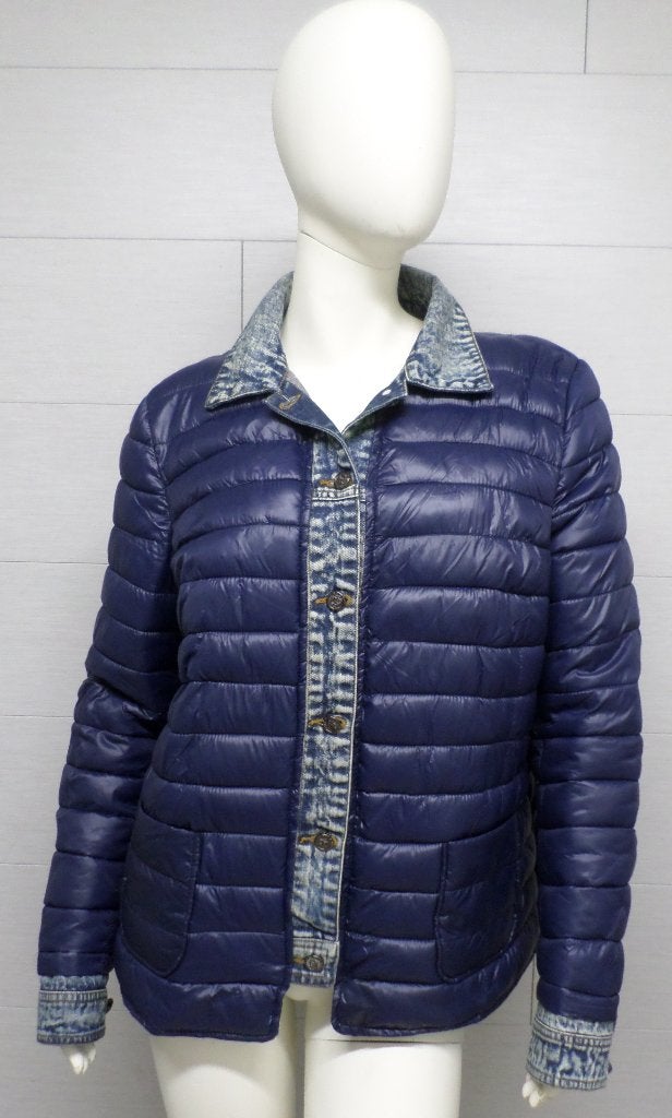 Tussenjas Paprika L/XL, Kleding | Dames, Jassen | Zomer, Blauw, Maat 42/44 (L), Ophalen of Verzenden, Zo goed als nieuw