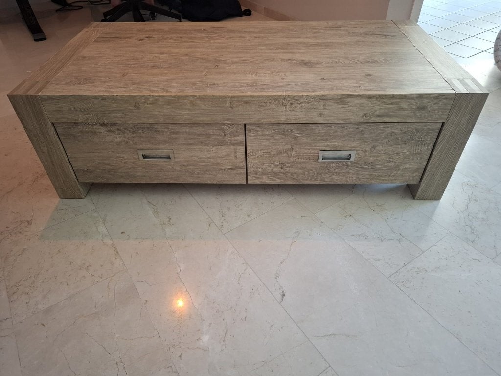 Salontafel, Ophalen, 50 tot 100 cm, Zo goed als nieuw, 150 tot 200 cm