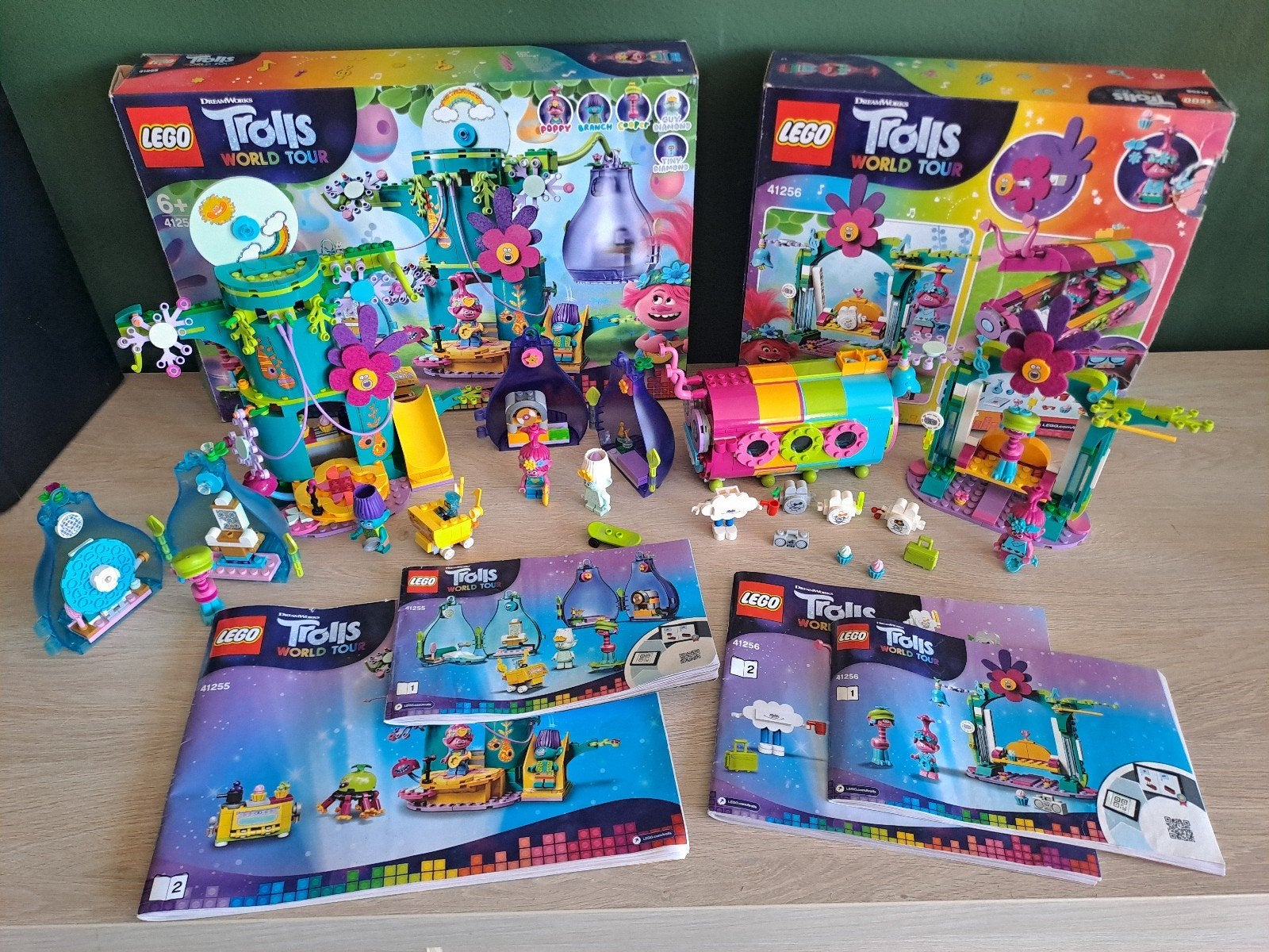 lego Trolls 41255 41256 100% compleet, Kinderen en Baby's, Speelgoed | Duplo en Lego, Ophalen, Compleet, Lego