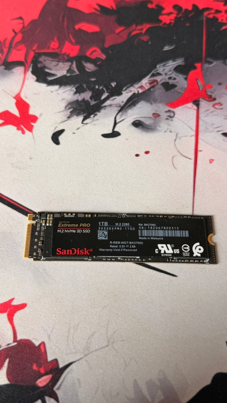 Nvme m.2 Ssd 1tb + 250gb, Ophalen of Verzenden, Zo goed als nieuw