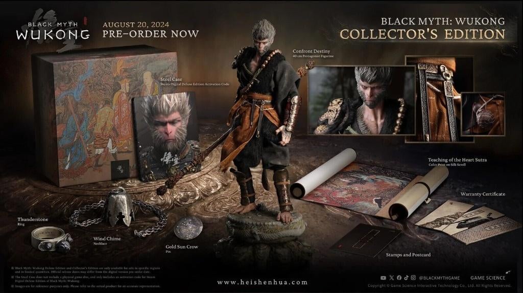Black Myth Wukong Collector's Edition , Sealed, Ophalen, 1 speler, Nieuw, Role Playing Game (Rpg)