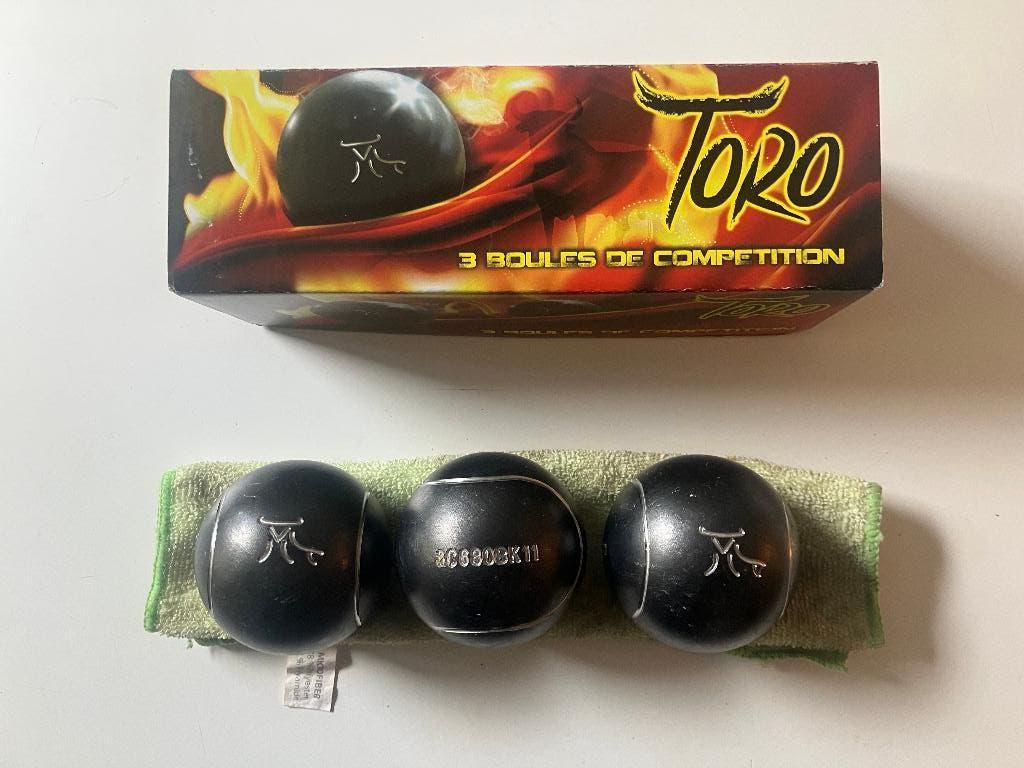 Toro petank carbone 73 680 boules de petanque, Enlèvement, Neuf, Boule