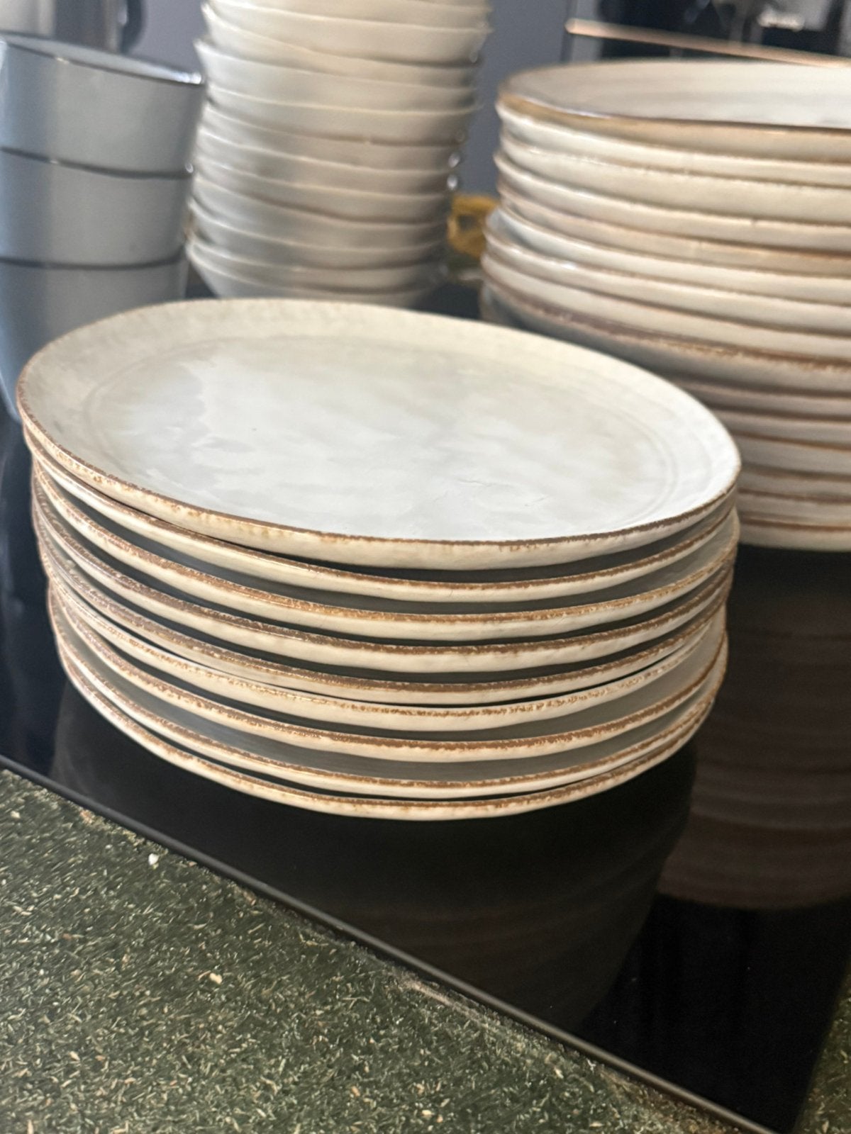 Servies set, Ophalen