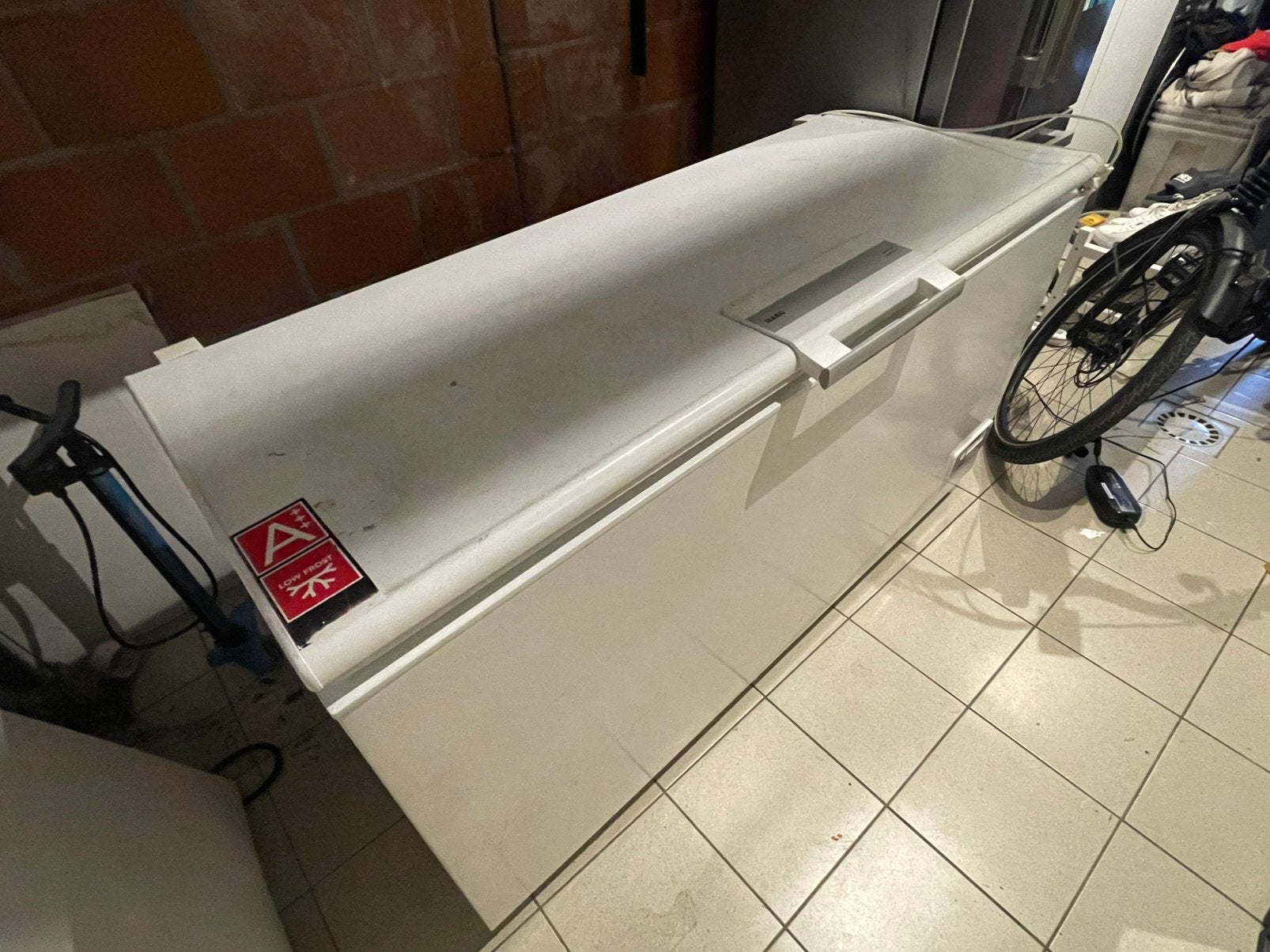 Vrieskist AEG, Enlèvement, Utilisé