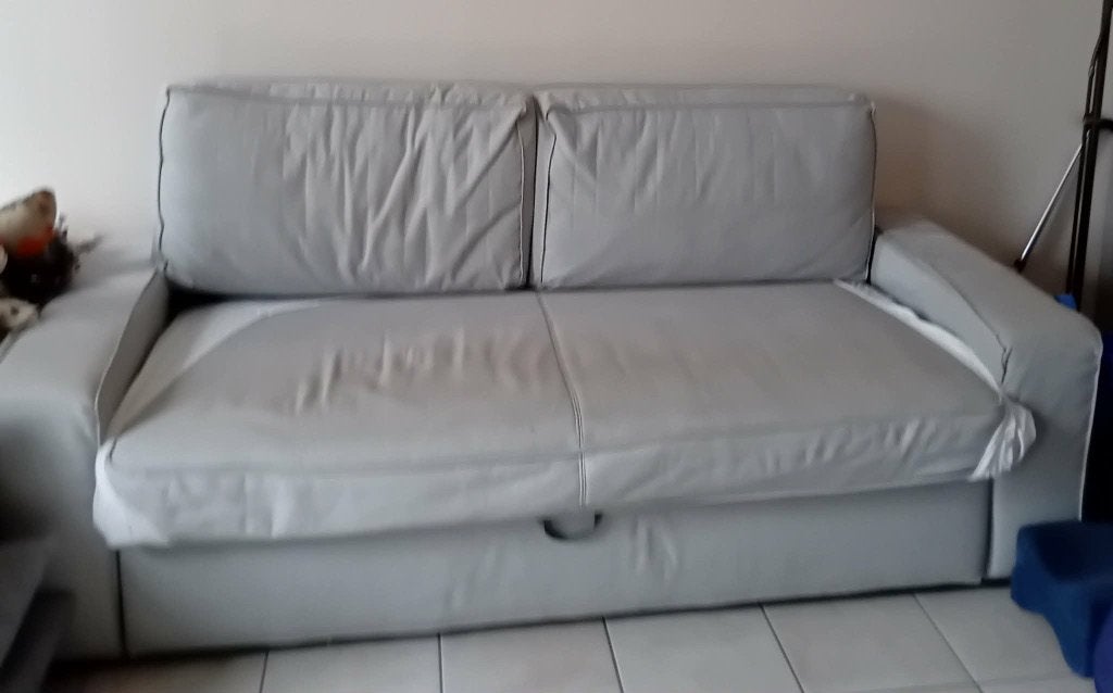 Canapé convertible, Maison & Meubles, Enlèvement, Utilisé, Tissus, Trois personnes