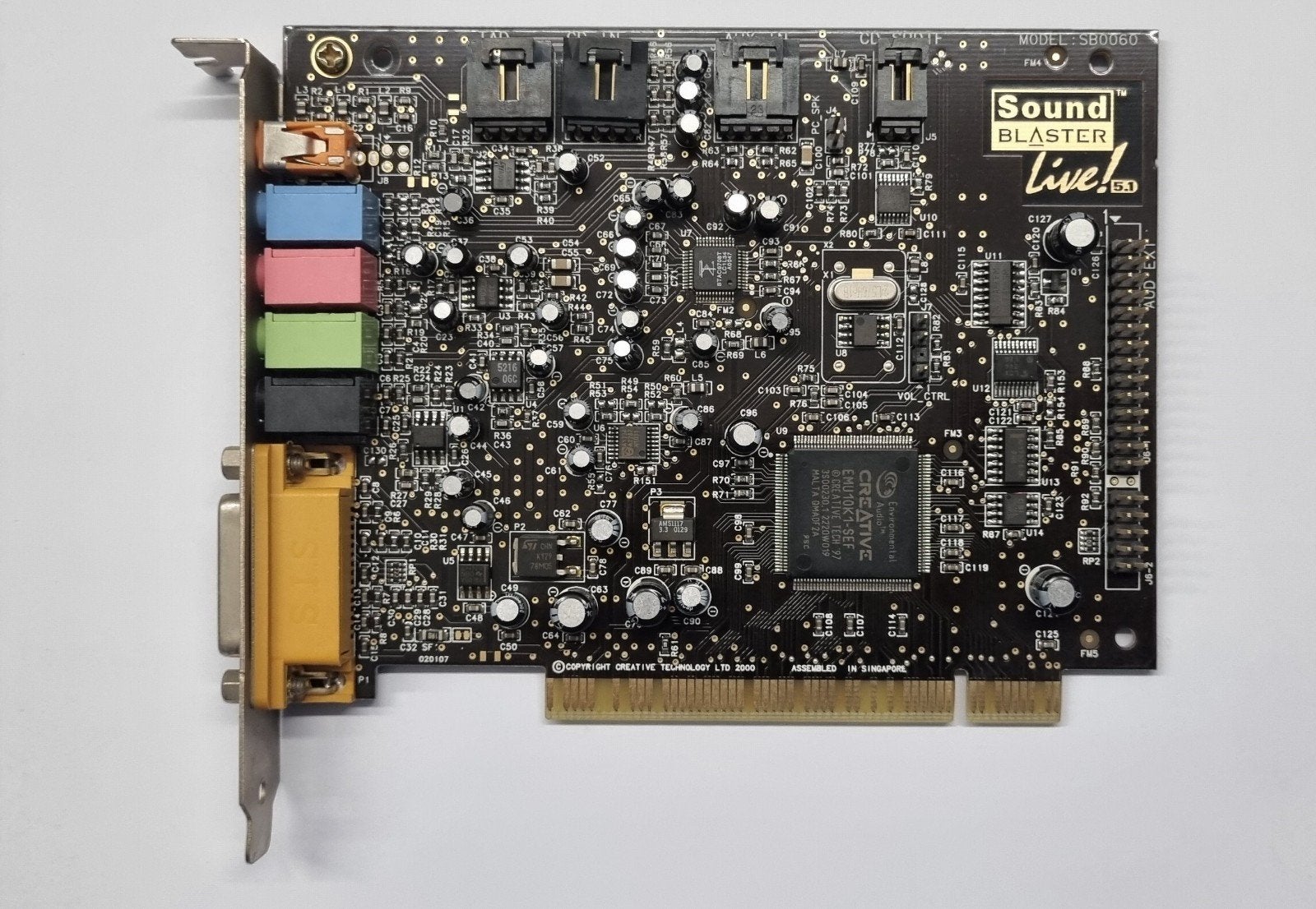 SoundBlaster Live 5.1! geluidskaart PCI, Informatique & Logiciels, Cartes son, Enlèvement