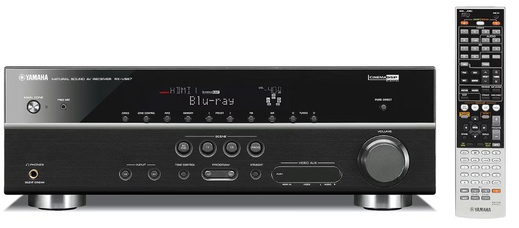 yamaha versterker rx-v667, TV, Hi-fi & Vidéo, Yamaha, Enlèvement, Utilisé, 120 watts ou plus