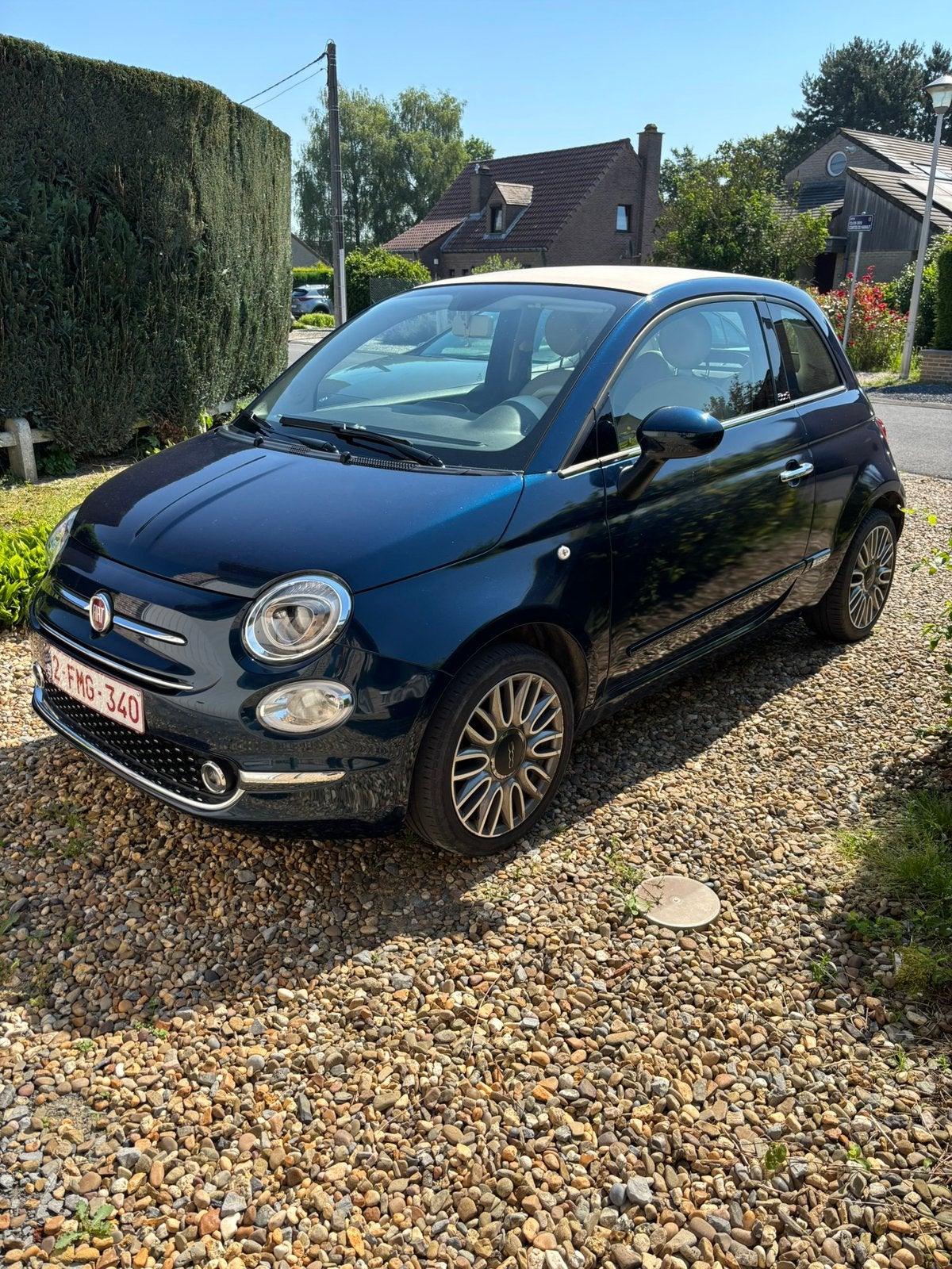 FIAT 500 Cabriolet - Essence - 2017 - Manuelle - 106.500km, Autos, Fiat, Particulier, ABS, Phares directionnels, Airbags, Air conditionné