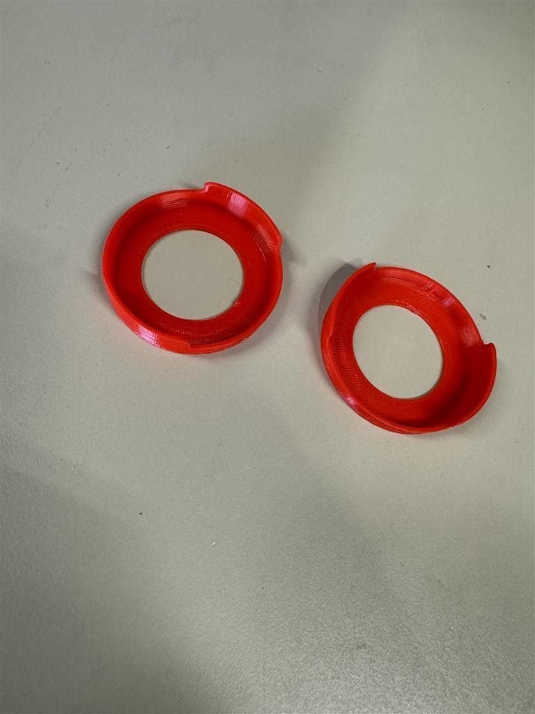 Abarth 595 Series 3 & 4 – 3D printed mistlamp sierlijsten ro, Ophalen of Verzenden, Zo goed als nieuw