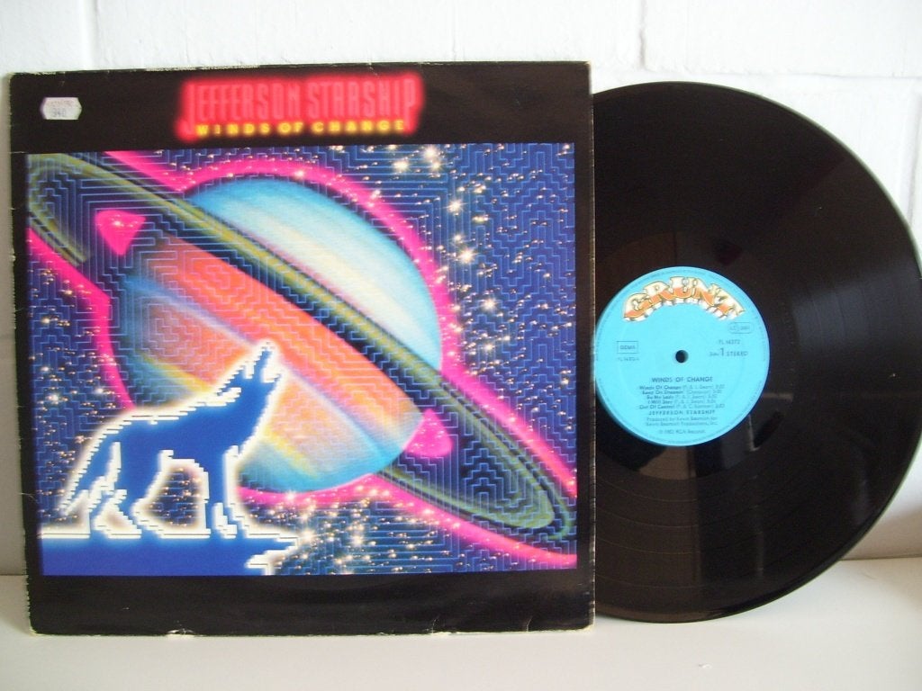 JEFFERSON STARSHIP  winds of change, Pop rock, Enlèvement ou Envoi, Avec pochette intérieure, Utilisé