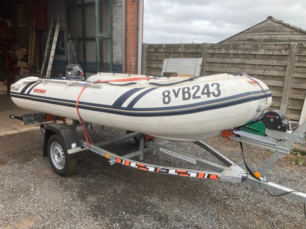 Suzumar + trailer + 20 PK 4takt, Utilisé, Moteur hors-bord, Essence, 10 à 30 ch