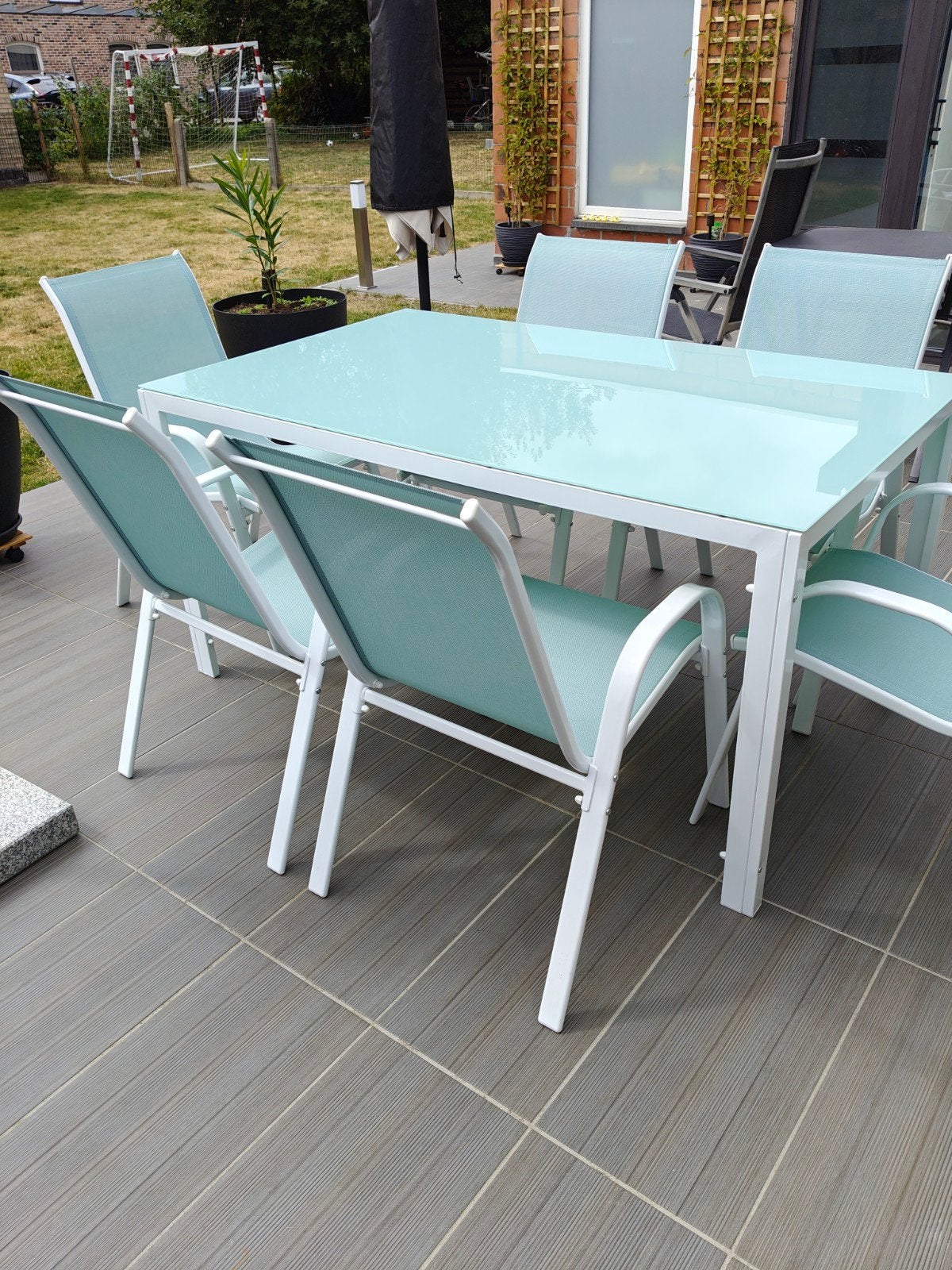 table de jardin avec 6 chaises, Jardin & Terrasse, Ensembles de jardin, Enlèvement