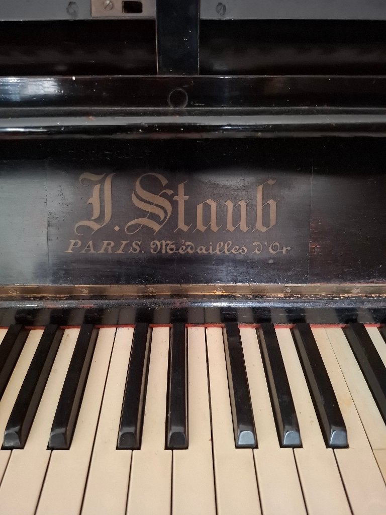 Piano j staub, Ophalen, Gebruikt, Zwart, Piano