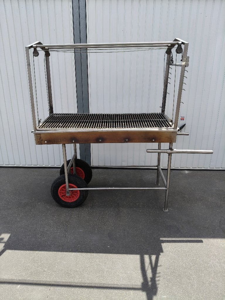 Inox barbecue , Inox bbq  , horeca, Jardin & Terrasse, Barbecues au charbon de bois, Enlèvement, Utilisé