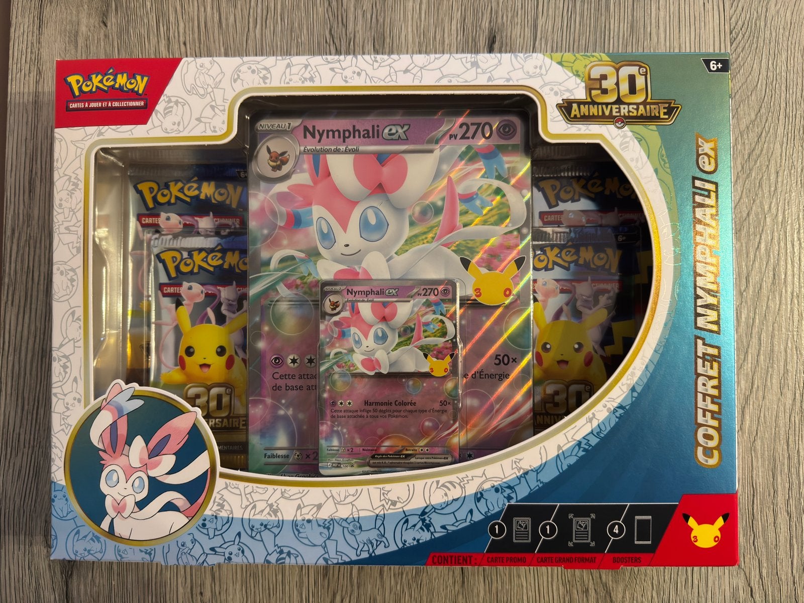 Pokemon 30 ans coffret Nymphali ex Fr, Hobby & Loisirs créatifs, Enlèvement ou Envoi, Neuf