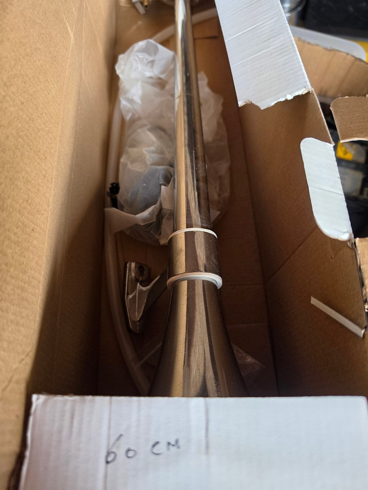 luchthoorn 60 cm, Ophalen