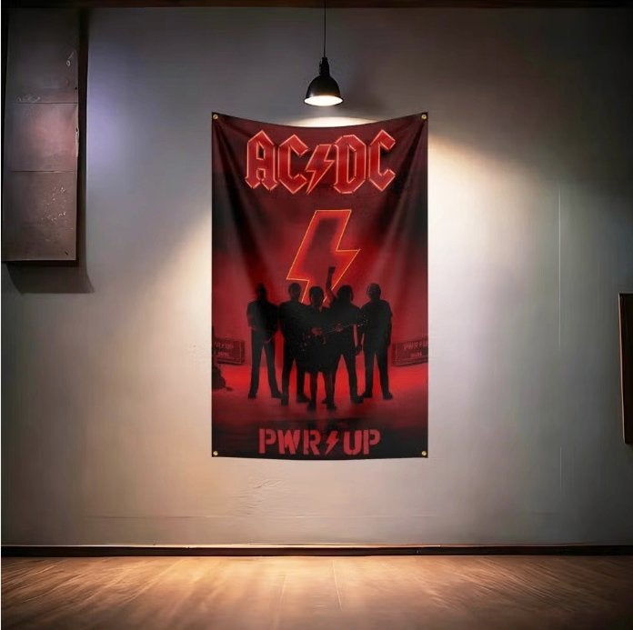 Grote vlaggen ACDC (150x90cm), Ophalen of Verzenden, Nieuw
