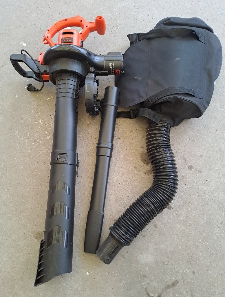 Bladblazer Black & Decker, Tuin en Terras, Ophalen, Met opvangzak, Black+Decker, Elektrisch