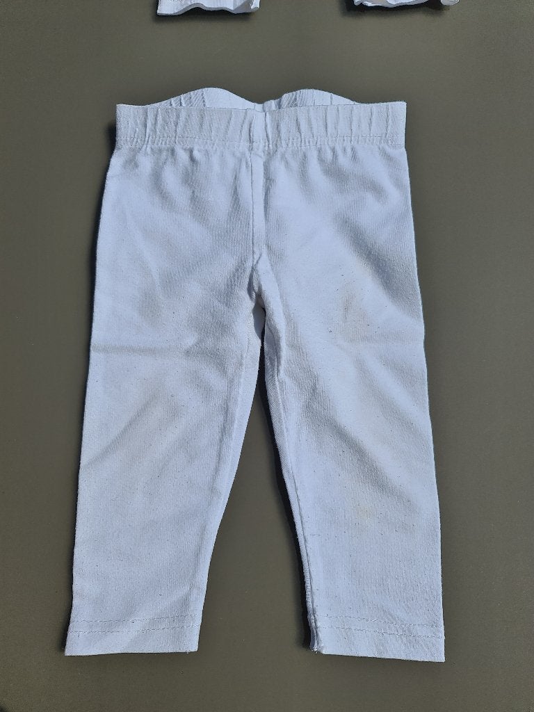 witte legging, broek, 74, Kinderen en Baby's, Babykleding | Maat 74, Ophalen, Zo goed als nieuw