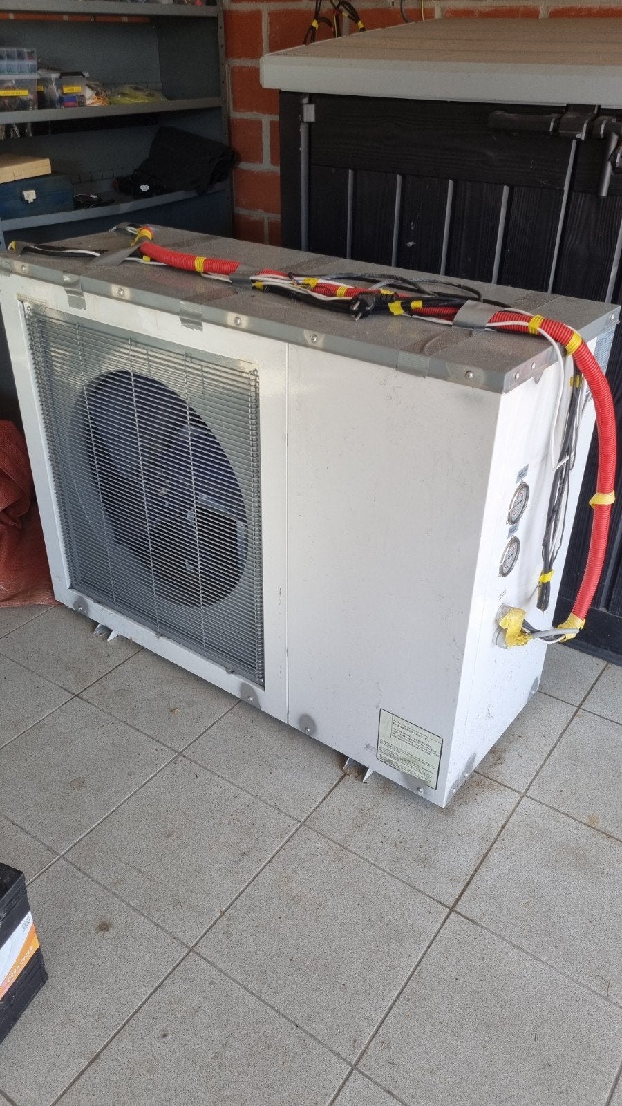 Warmtepomp 12kw, Doe-het-zelf en Bouw, Ophalen, Zo goed als nieuw