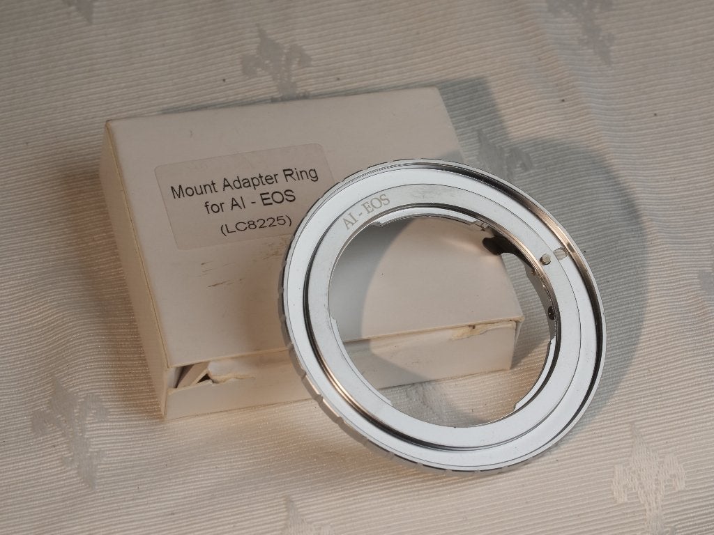 Bague / adaptateur Nikon AI - Eos EF, Enlèvement ou Envoi, Canon RF, Comme neuf, Lentille additionnelle/convertisseur