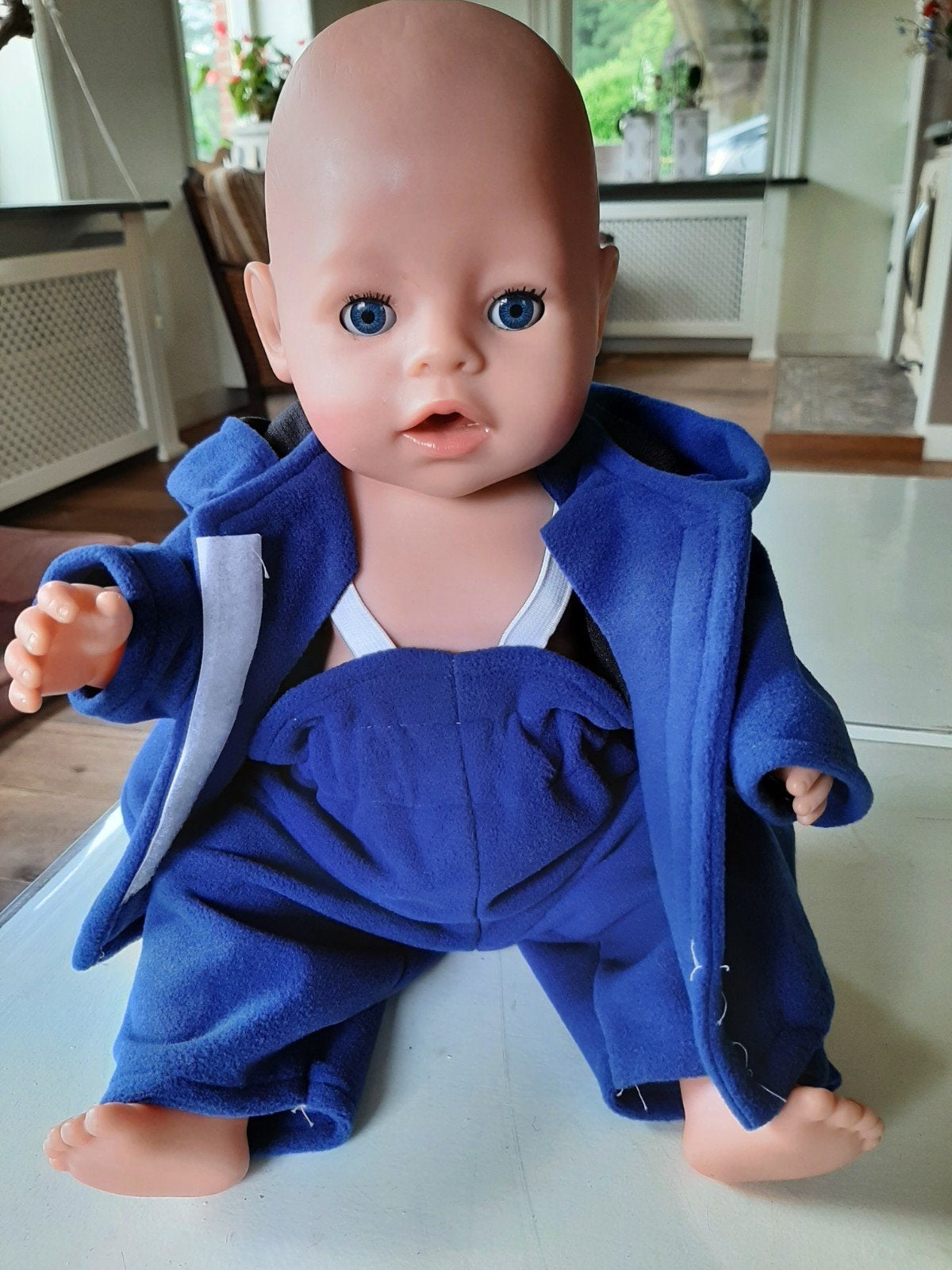 2 delig warme fleece set baby born pop 43cm nieuw, Ophalen of Verzenden, Nieuw, Babypop