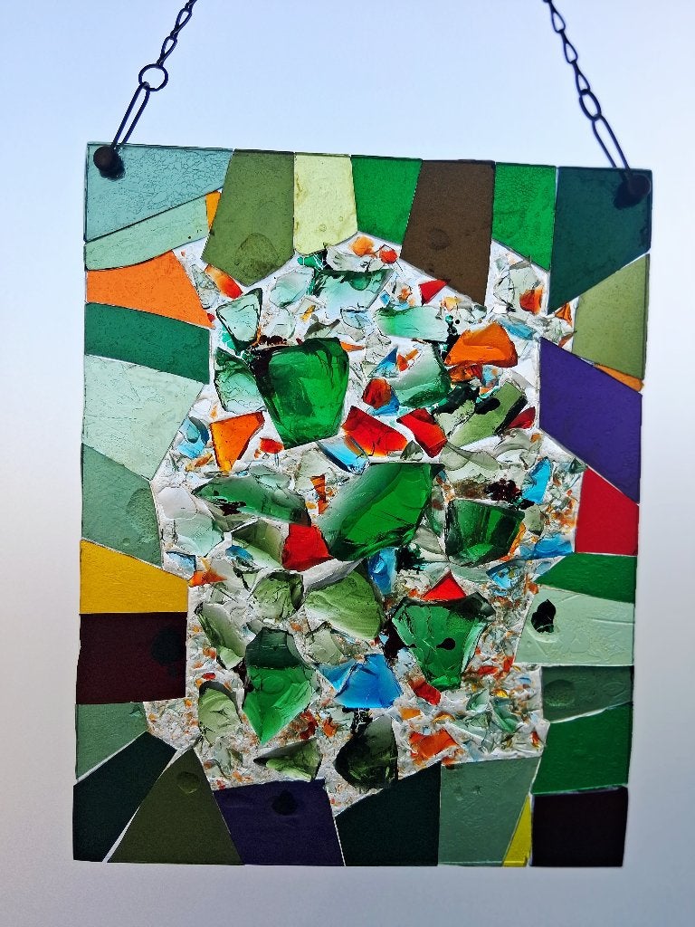 Décoration murale pour fenêtre ou verre, LIGHT PLAY, Maison & Meubles, Suspension murale, 39 cm, Vert, 23 cm